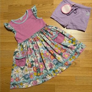 “Love Millie” dress with shorts size 5 (Read Description)